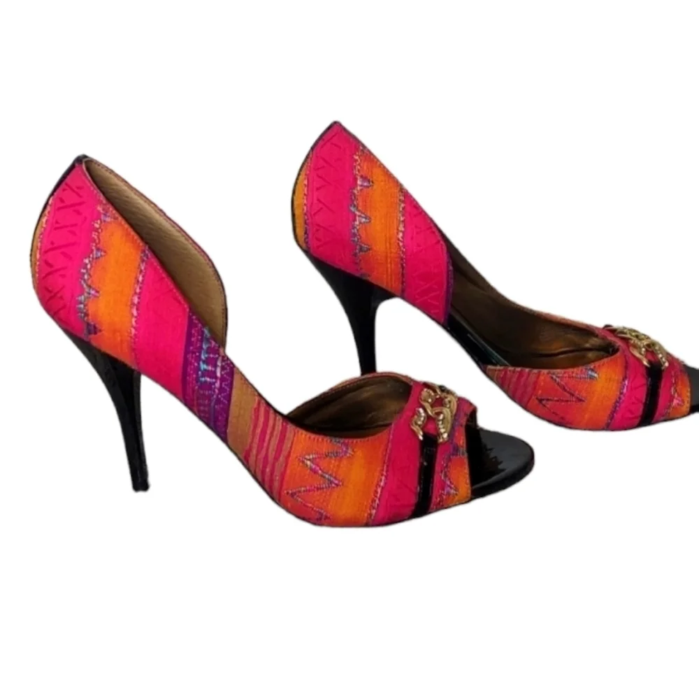 CARLOS HEELS SIZE 7 1/2 - Picture 6 of 8